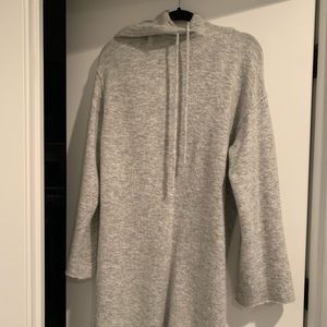 Aritzia Wilfred Free Hooded Sweater Dress